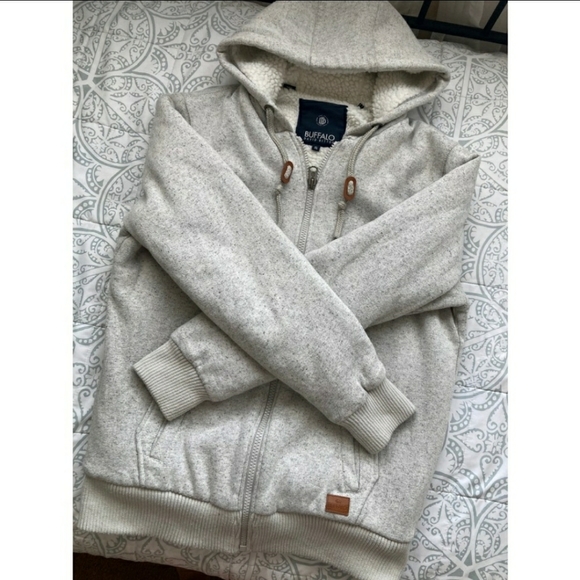 Buffalo David Bitton | Shirts | Mens Buffalo Size Xl Sherpa Hoodie |  Poshmark
